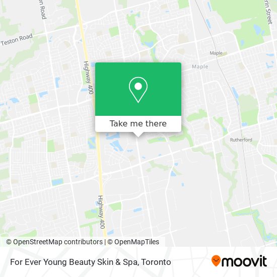 For Ever Young Beauty Skin & Spa map
