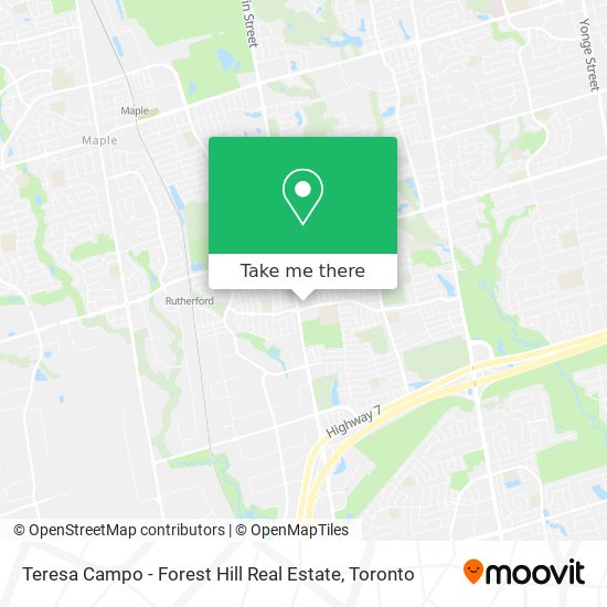 Teresa Campo - Forest Hill Real Estate map