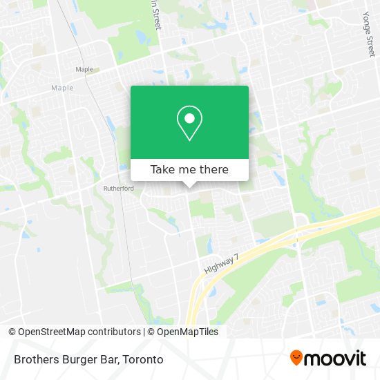 Brothers Burger Bar plan