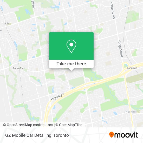 GZ Mobile Car Detailing map