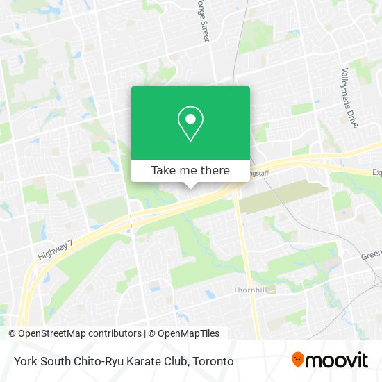 York South Chito-Ryu Karate Club map