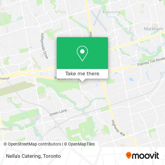 Nella's Catering map