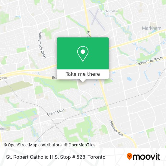 St. Robert Catholic H.S. Stop # 528 map