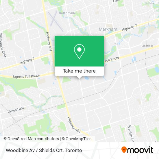 Woodbine Av / Shields Crt map