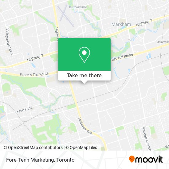 Fore-Tenn Marketing map