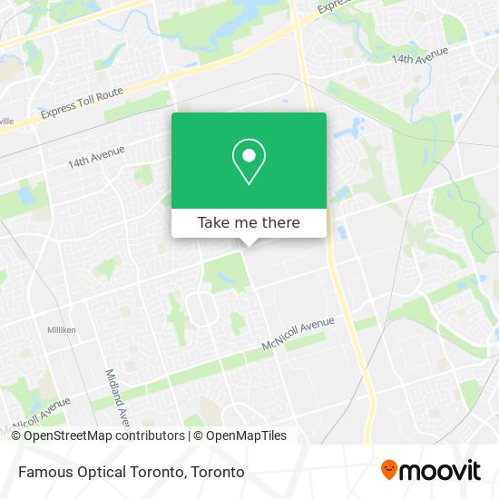 Famous Optical Toronto plan