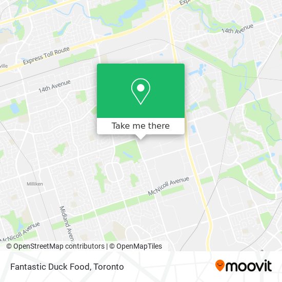 Fantastic Duck Food map