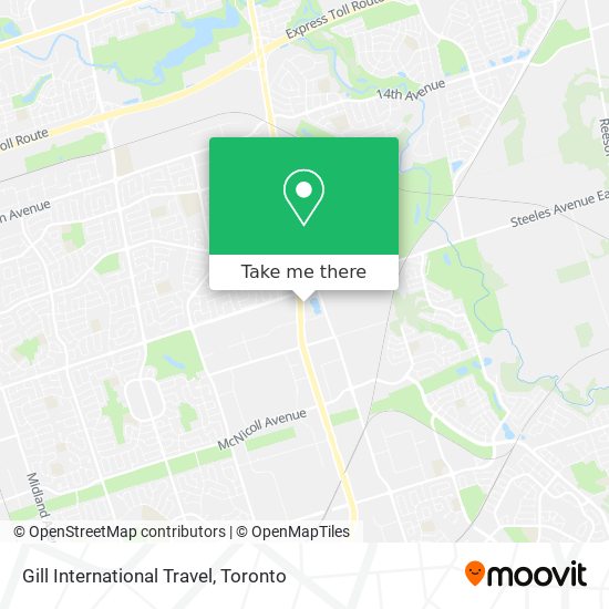 Gill International Travel map