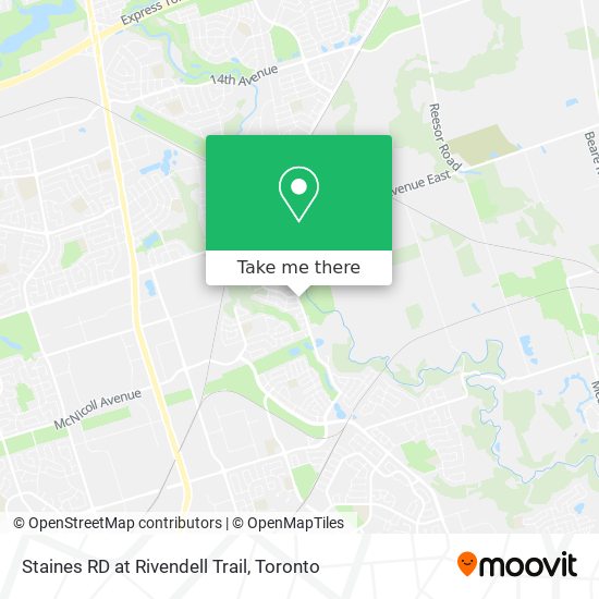 Staines RD at Rivendell Trail map
