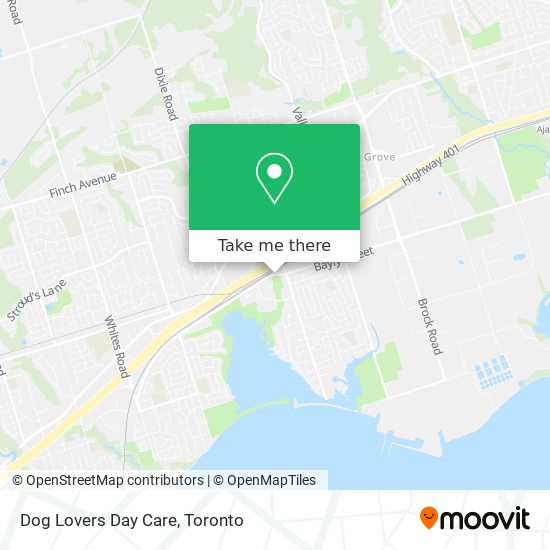 Dog Lovers Day Care map