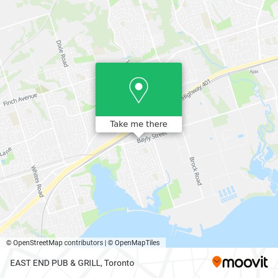 EAST END PUB & GRILL map