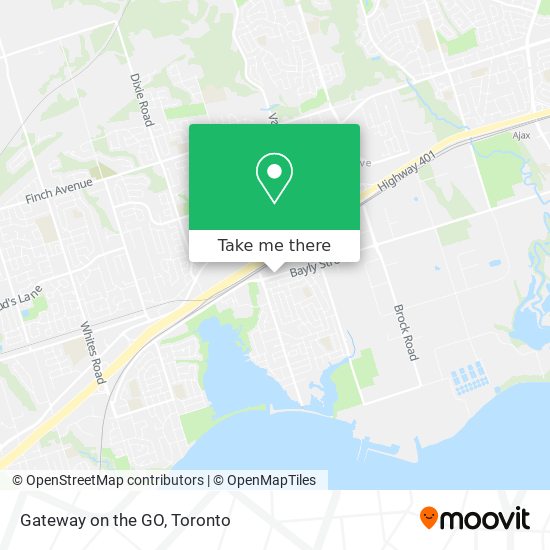 Gateway on the GO map