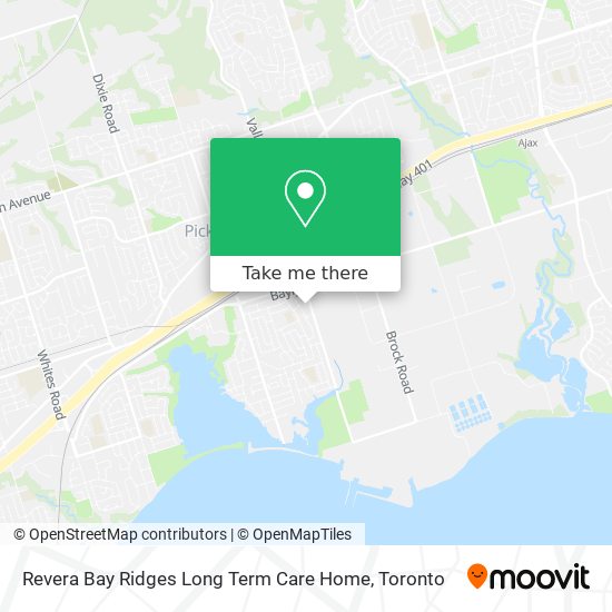 Revera Bay Ridges Long Term Care Home map