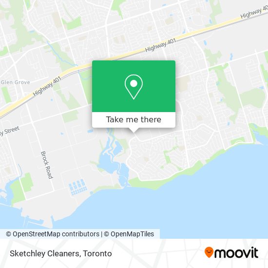 Sketchley Cleaners map