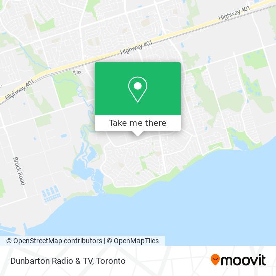 Dunbarton Radio & TV map