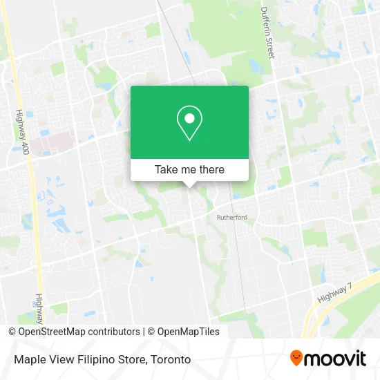 Maple View Filipino Store map