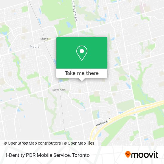 I-Dentity PDR Mobile Service map