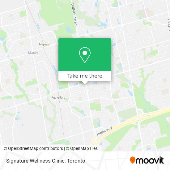 Signature Wellness Clinic map