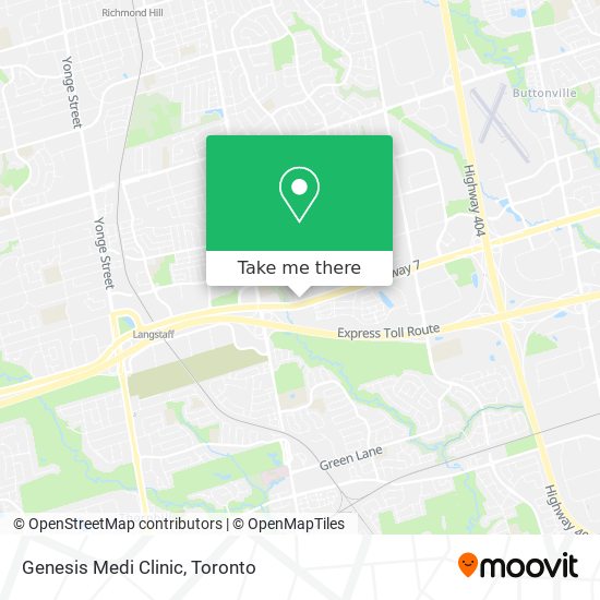 Genesis Medi Clinic map