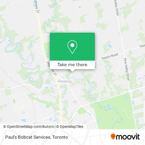 Paul's Bobcat Services map