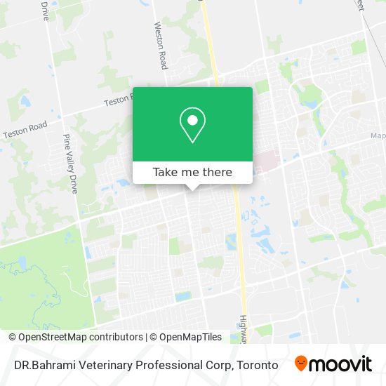 DR.Bahrami Veterinary Professional Corp map