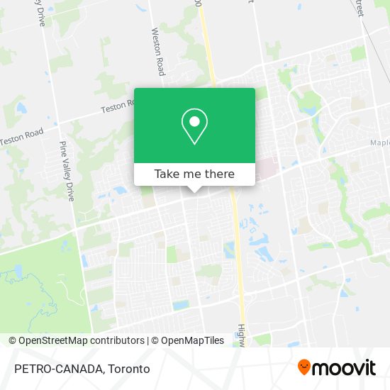 PETRO-CANADA map