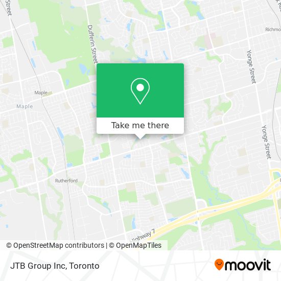 JTB Group Inc map