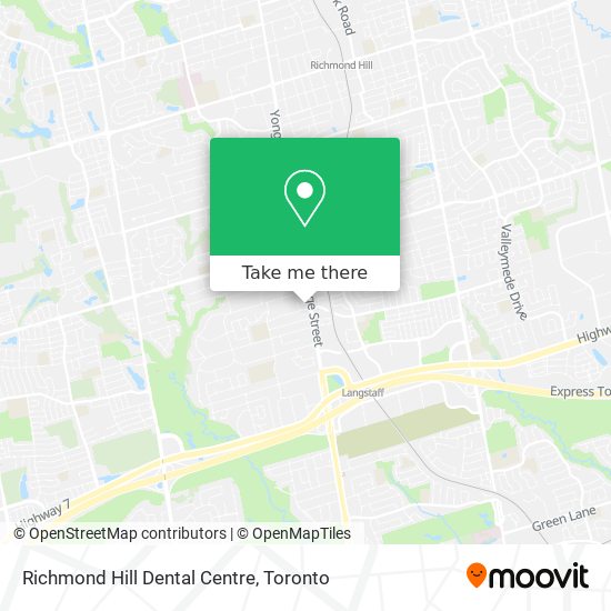 Richmond Hill Dental Centre map