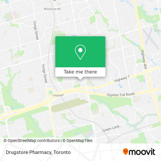 Drugstore Pharmacy map