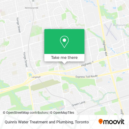 Quinn's Water Treatment and Plumbing map