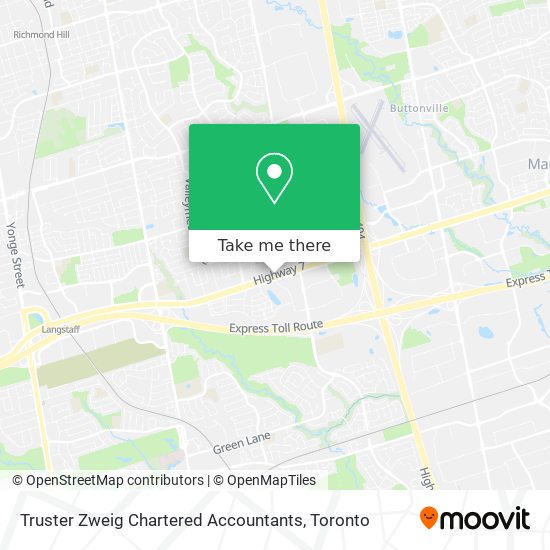 Truster Zweig Chartered Accountants map