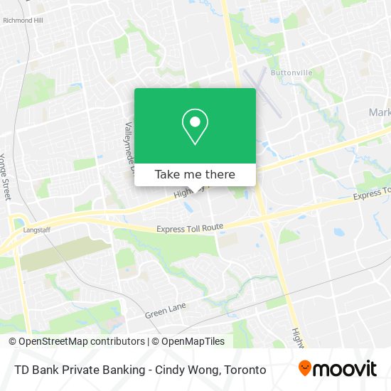 TD Bank Private Banking - Cindy Wong plan