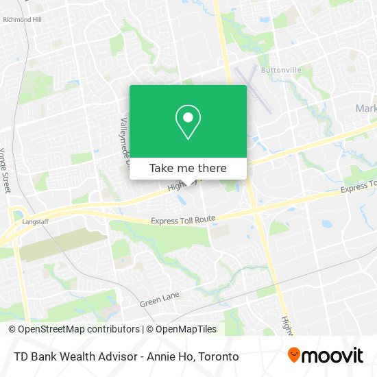 TD Bank Wealth Advisor - Annie Ho plan