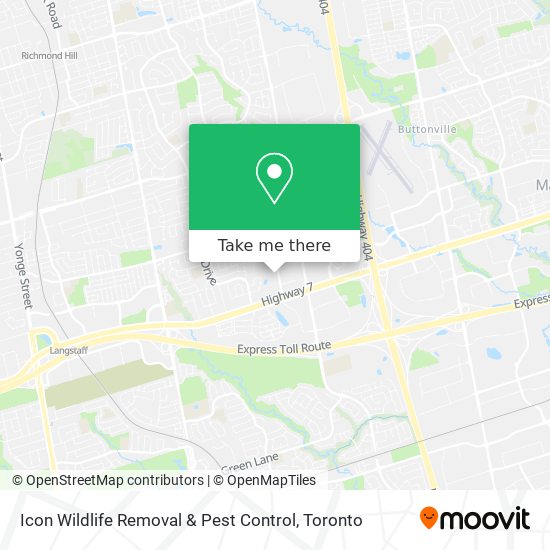 Icon Wildlife Removal & Pest Control map