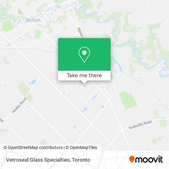 Vetroseal Glass Specialties map