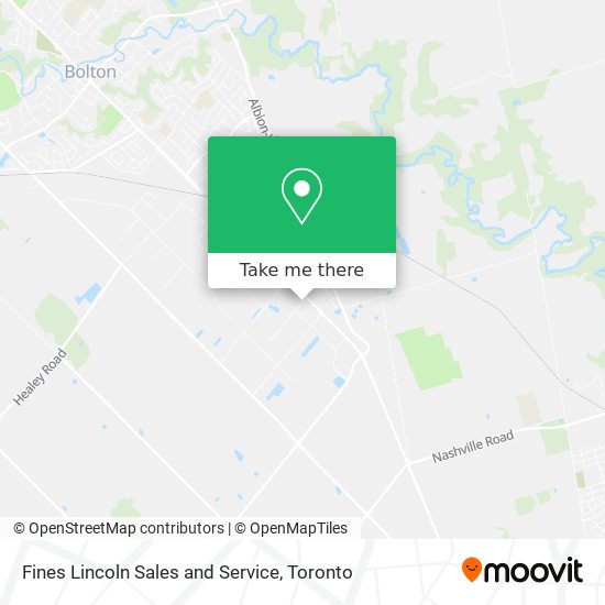 Fines Lincoln Sales and Service map