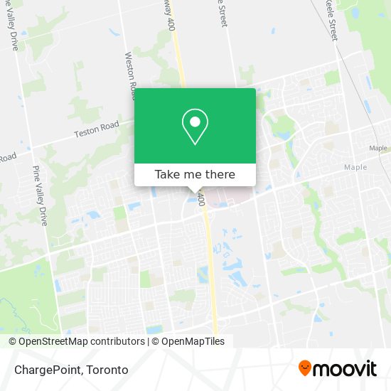 ChargePoint map