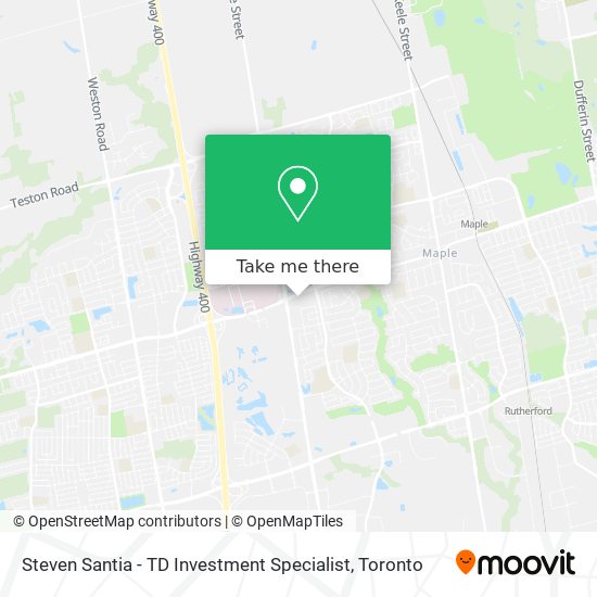 Steven Santia - TD Investment Specialist plan