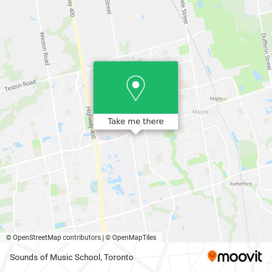 Sounds of Music School map