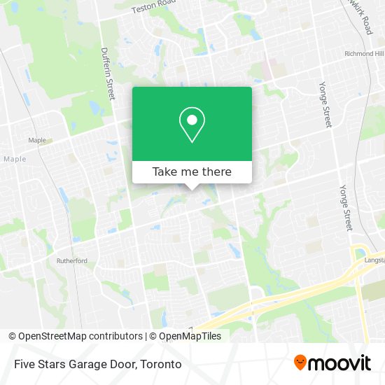 Five Stars Garage Door map