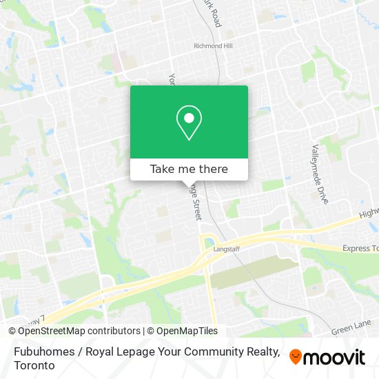 Fubuhomes / Royal Lepage Your Community Realty map