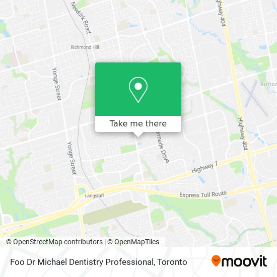 Foo Dr Michael Dentistry Professional map