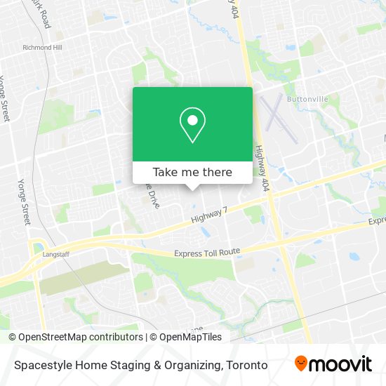 Spacestyle Home Staging & Organizing map