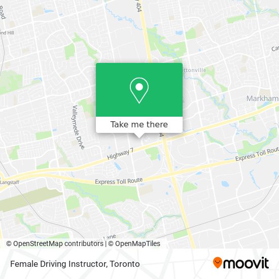 Female Driving Instructor plan
