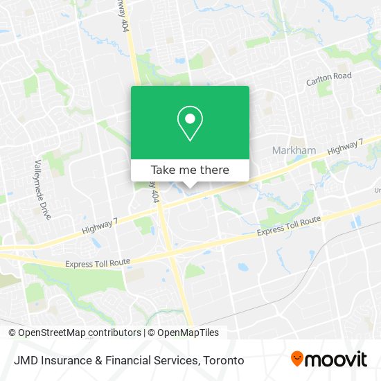 JMD Insurance & Financial Services map