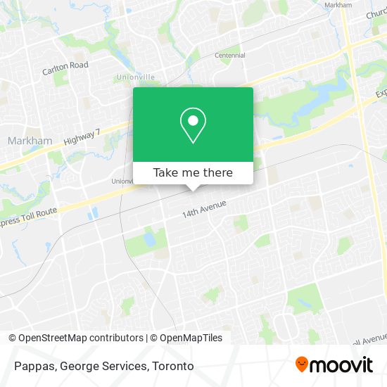 Pappas, George Services map