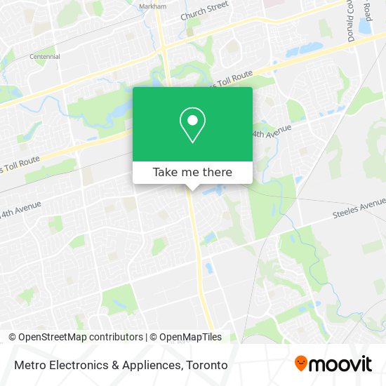 Metro Electronics & Appliences map