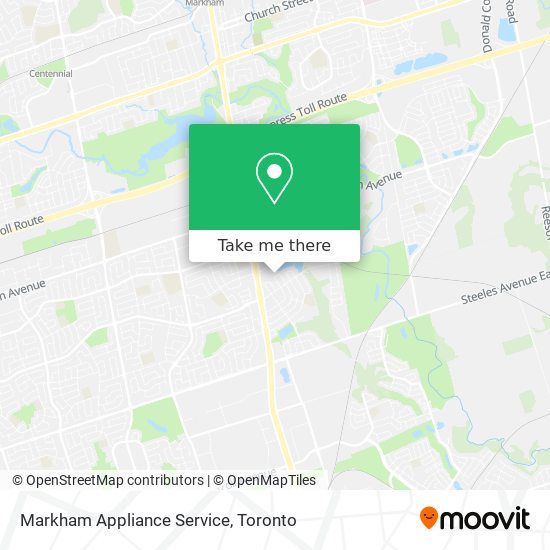 Markham Appliance Service plan