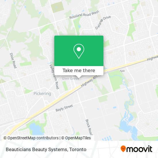 Beauticians Beauty Systems map