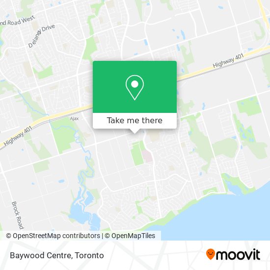 Baywood Centre map